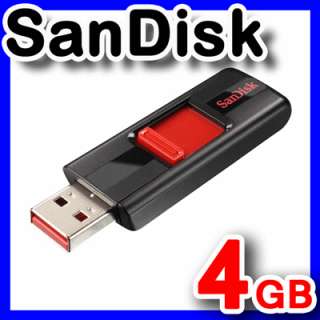 SanDisk Cruzer 4 GB USB Flash memory drive 4 G SDCZ36 004G  