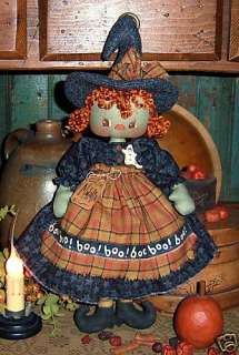 Primitive Witch Ann Halloween Annie Doll Pattern #513  