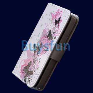   Horizontal Wallet Leather Cover Case for Apple iPhone 4 4G 4S  