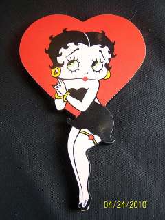 BETTY BOOP MAGNET CHAMPAGNE METAL STOPPER BOXES Vintage  