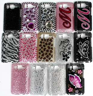 LUXUS HTC DESIRE HD STRASS HARD Cover HÜLLE BLING CASE  