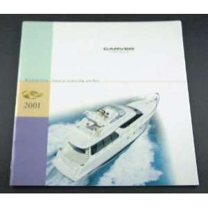  2001 01 CARVER YACHT Boat BROCHURE 530 406 444 380 350 