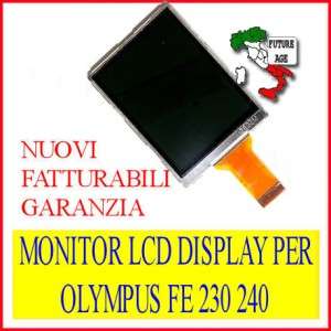 MONITOR LCD DISPLAY OLYMPUS FE 230 FE 240 FE230 F240  