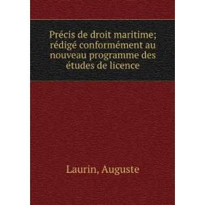  PreÌcis de droit maritime; reÌdigeÌ conformeÌment au 