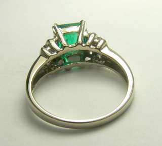 30tcw Sumptuous Colombian Emerald & Diamond Cocktail Ring  