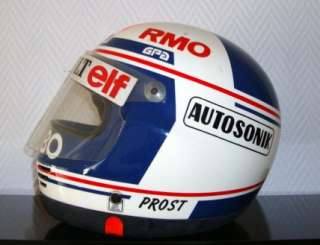   Casque original Alain Prost Renault F1 1983 signé used helmet 