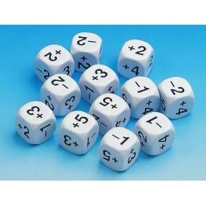  Positive & Negative Number Dice: Office Products