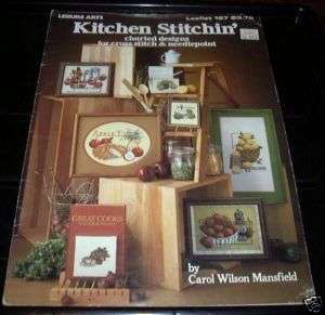   KITCHEN STITCHIN Cross Stitch Charts Patterns Book