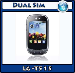 LG Cookie Duo T515 Unlocked Dual Sim Mobile Phone Black  