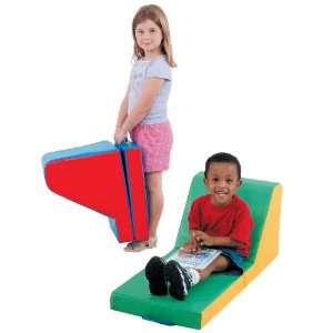 Childrens Factory CF349 017 Cozy Time Lounger, Blue/Red  