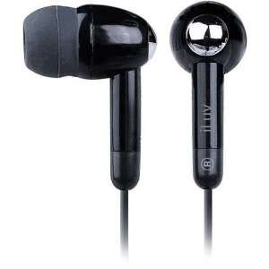  iLuv Black Lightweight In Ear Earphones With In Line 