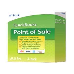  NEW Intuit Quickbooks 9.0 Pro Point of Sale with 3 Seat 