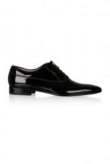 Black Patent Leather Lace Up Shoe by D&G Dolce&Gabbana