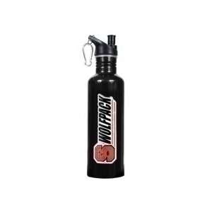  Wolfpack Black 26 oz Stainless Steel Water Bottle with Pop Up Spout 