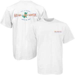  Florida Gators White Growl Short Sleeve T shirt Sports 