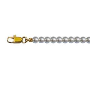    Ladies 18K Gold Plated Majorca Pearl 18 cm Bracelet Jewelry