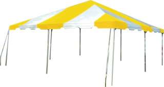 20x20 Yellow & White West Coast Frame Tent Party Tent  