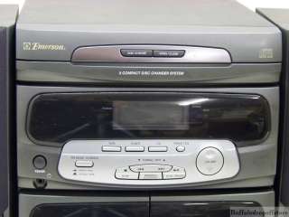 Emerson 3 CD Changer Home Audio System MS7775  