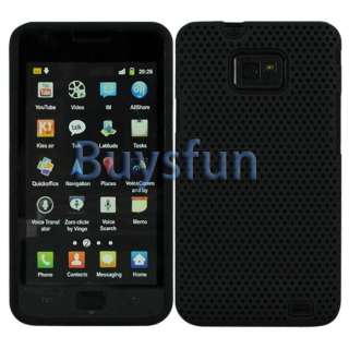 MESH Hybrid SILICONE HARD PLASTIC CASE Cover For Samsung Galaxy S2 