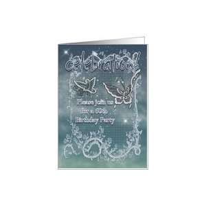  60th Birthday Party   Butterfly Invitation Card Toys 
