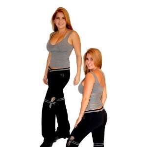  Equilibrium Active Wear Womens Black Isa Pants (Size=S 
