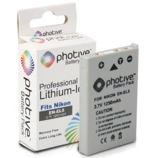   High Capacity Li ion Battery  Nikon EN EL5 Replacement by Photive