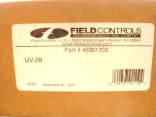 UV 28 DUCT MOUNT AIR PURIFIER FIELD CONTROLS 46361703 115 VAC NEW WITH 