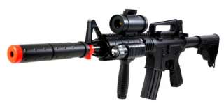 Airsoft Gun DE M83 AEG Automatic Electric Rifle w/ Tactical Flashlight 