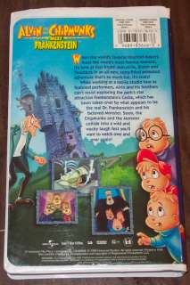 ALVIN & CHIPMUNKS Frankenstein & SCOOBY DOO Vampire VHS  