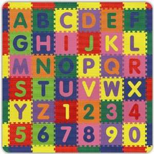  Large Letters and Numbers Soft Play Mat ICA188 Office 