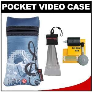  Alpine Flip E Pocket Video Camcorder/ Camera Case (Blue 