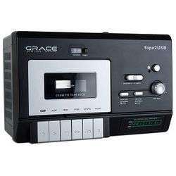 Grace Digital Audio GDI T2USB Tape2USB Portable Cassette to  Sound 