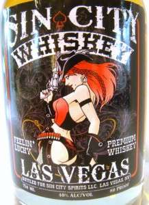 Sin City American Whiskey Las Vegas Collector Edition  