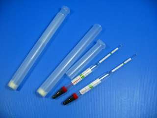 Glass saltwater Hydrometer Thermometer reef Soft Coral  