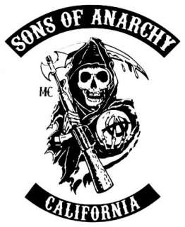 LARGE SONS OF ANARCHY VINYL DECAL STICKER WALL CAR  