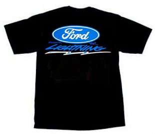  Ford Lightning Black T shirt Clothing