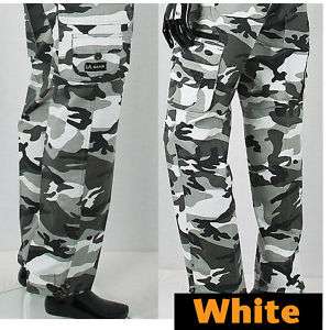 Military TROUSERS Mens Army Cargo BDU Pants Camouflage  