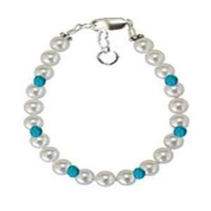  Baby Pearl Birthstone Bracelet/ December Jewelry