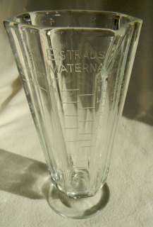 Estraus Materna Infant Formula Graduate Glass Beaker CHEMISTRY ANTIQUE 