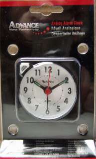 Advance Geneva Small Analog Travel Alarm Clock Battery  