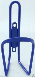 BLUE ALUMINUM BIKE BICYCLE WATER BOTTLE HOLDER CAGE NEW  
