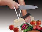 NEW Top Chef Ceramic Knife Sharpener Set with Wood Bas
