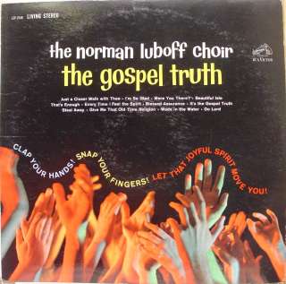 NORMAN LUBOFF CHOIR the gospel truth LP VG+ LSP 2548  