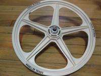 Legal Action BMX old school MAG wheelset NOS white 20 bike bicycle 