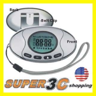 Pedometer with 2in1 Calorie Counter & Body Fat Analyzer   Bulk Package