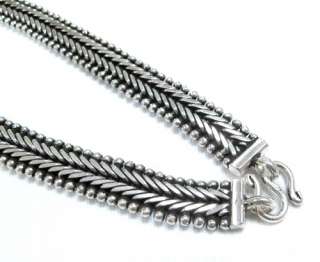 16 Flat Chunky 10mm 925 Sterling Silver Mens Chain Necklace Black 