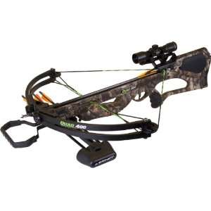 Barnett Quad 400 AVi Crossbow Package (Quiver, 3   22 Inch Arrows and 