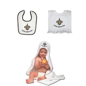  New Orleans Saints NFL Toddler Bib and Bath Set (3 PC Set 