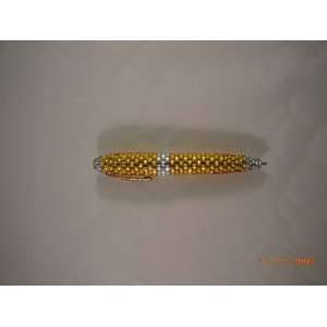    Hand Crafted Gold Crystal Rhinestone Ballpoint Pen