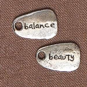 Blue Moon Reflections Metal Charms, Pear 3 14 by 21mm Antique Silver 